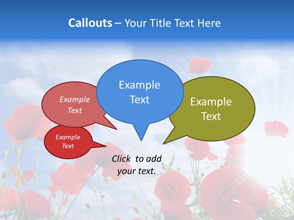 Colour Nature Red PowerPoint Template