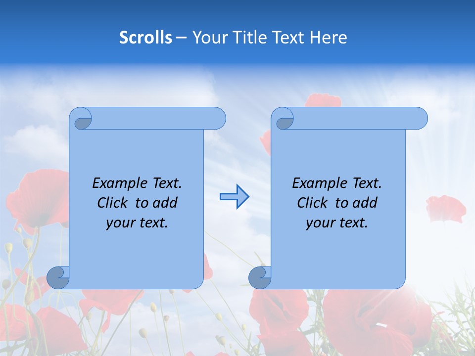 Colour Nature Red PowerPoint Template