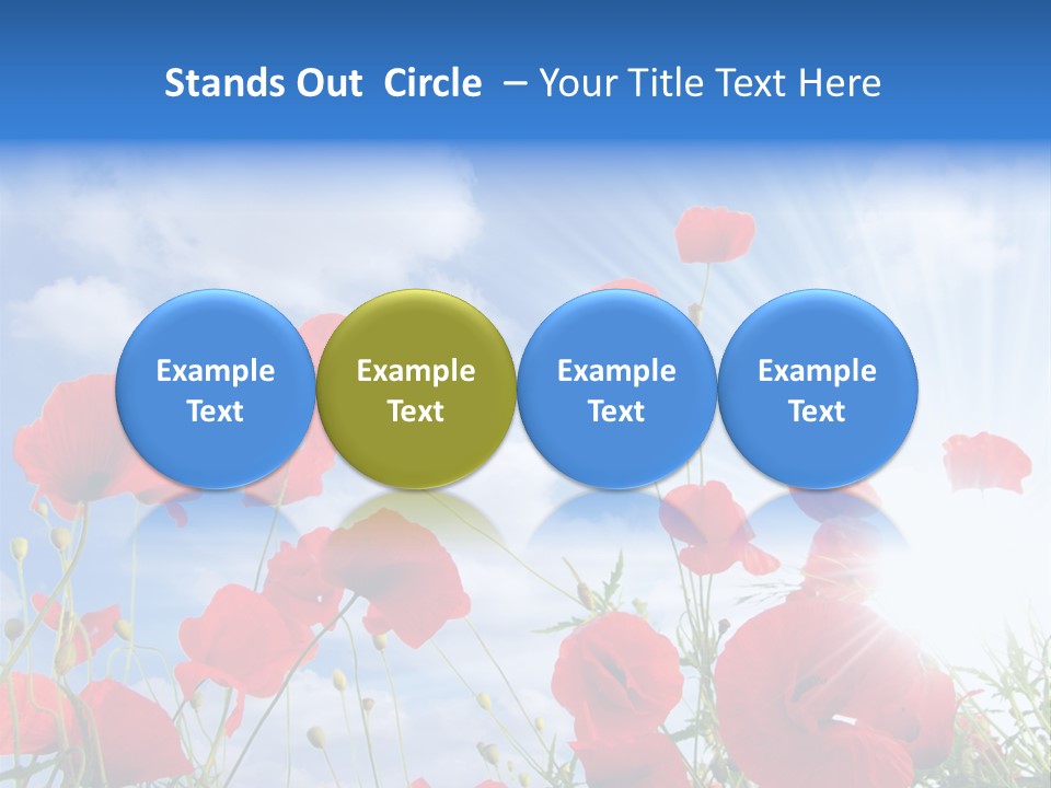 Colour Nature Red PowerPoint Template