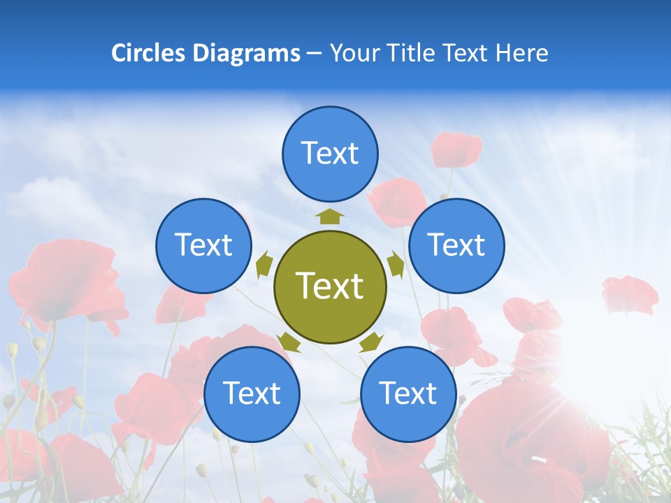 Colour Nature Red PowerPoint Template