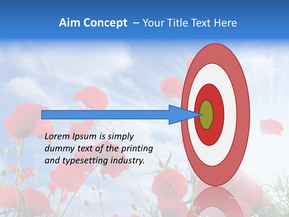 Colour Nature Red PowerPoint Template