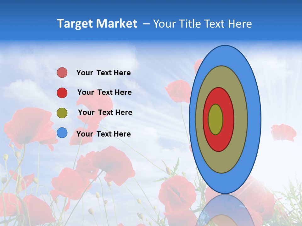 Colour Nature Red PowerPoint Template