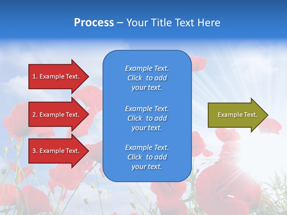 Colour Nature Red PowerPoint Template