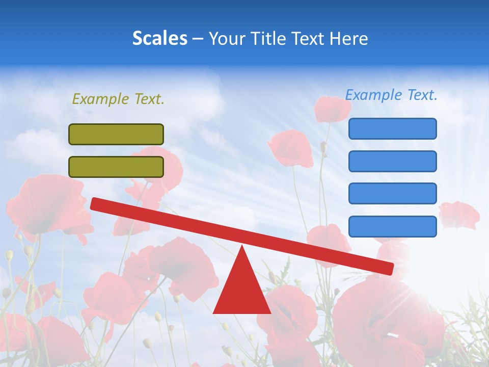 Colour Nature Red PowerPoint Template