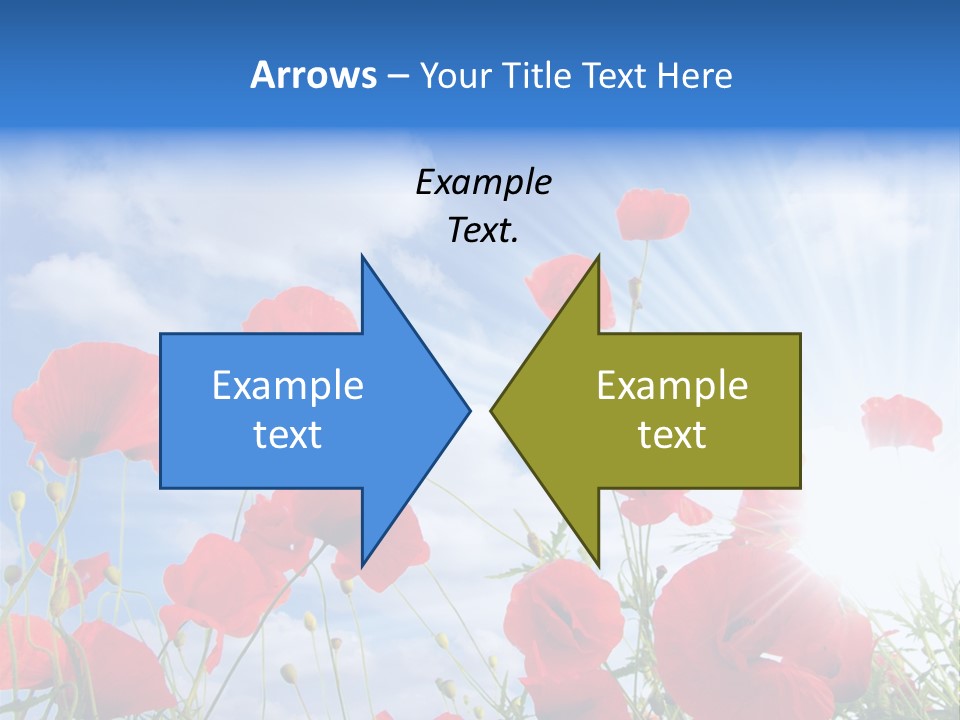 Colour Nature Red PowerPoint Template