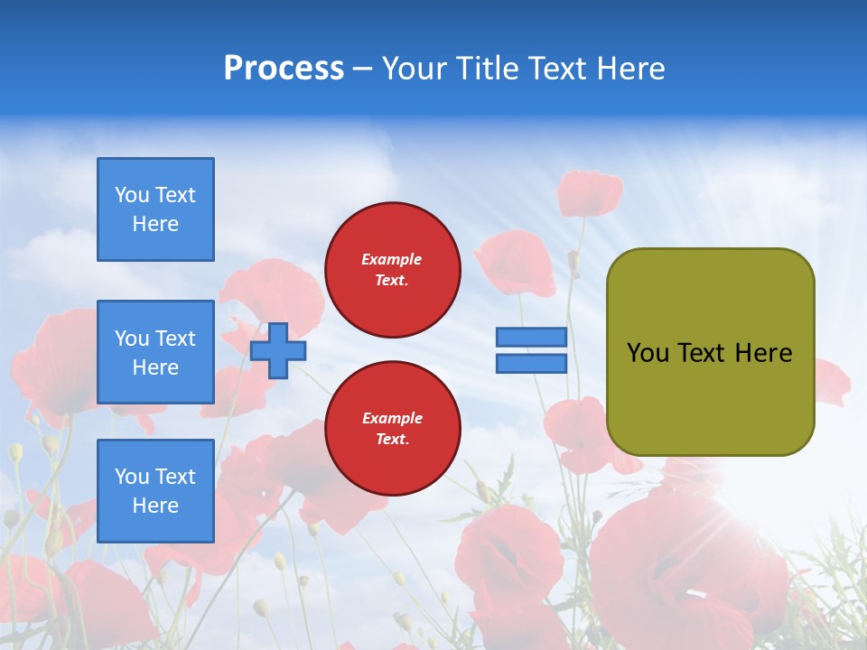 Colour Nature Red PowerPoint Template