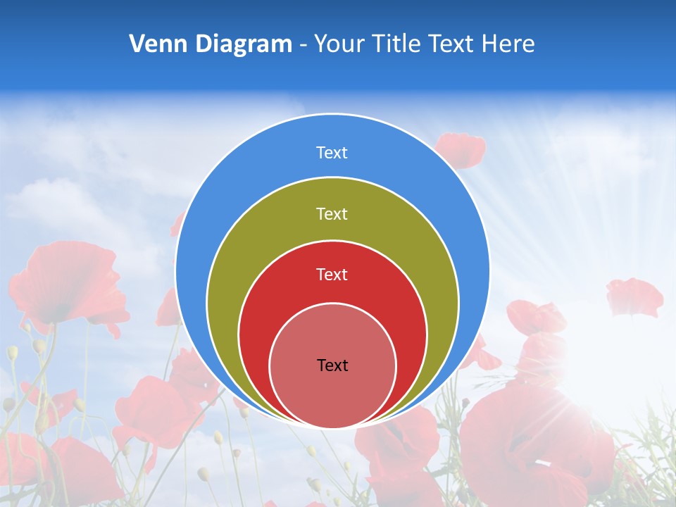 Colour Nature Red PowerPoint Template