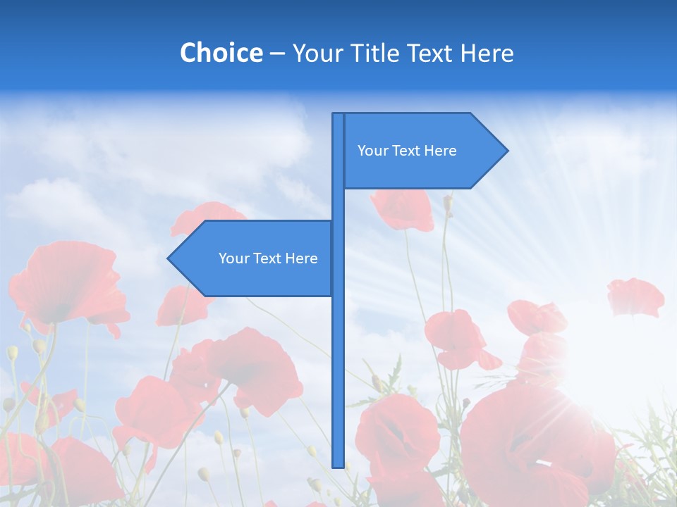Colour Nature Red PowerPoint Template