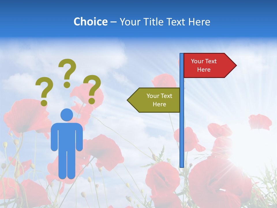 Colour Nature Red PowerPoint Template