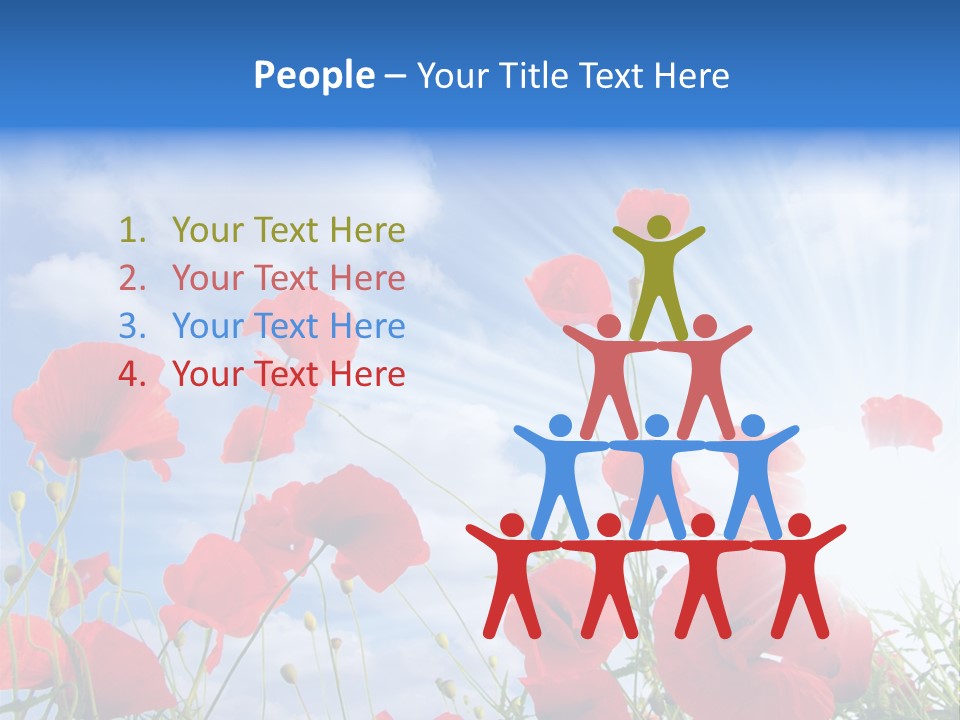 Colour Nature Red PowerPoint Template