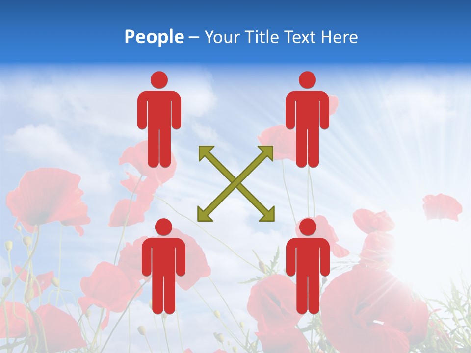 Colour Nature Red PowerPoint Template