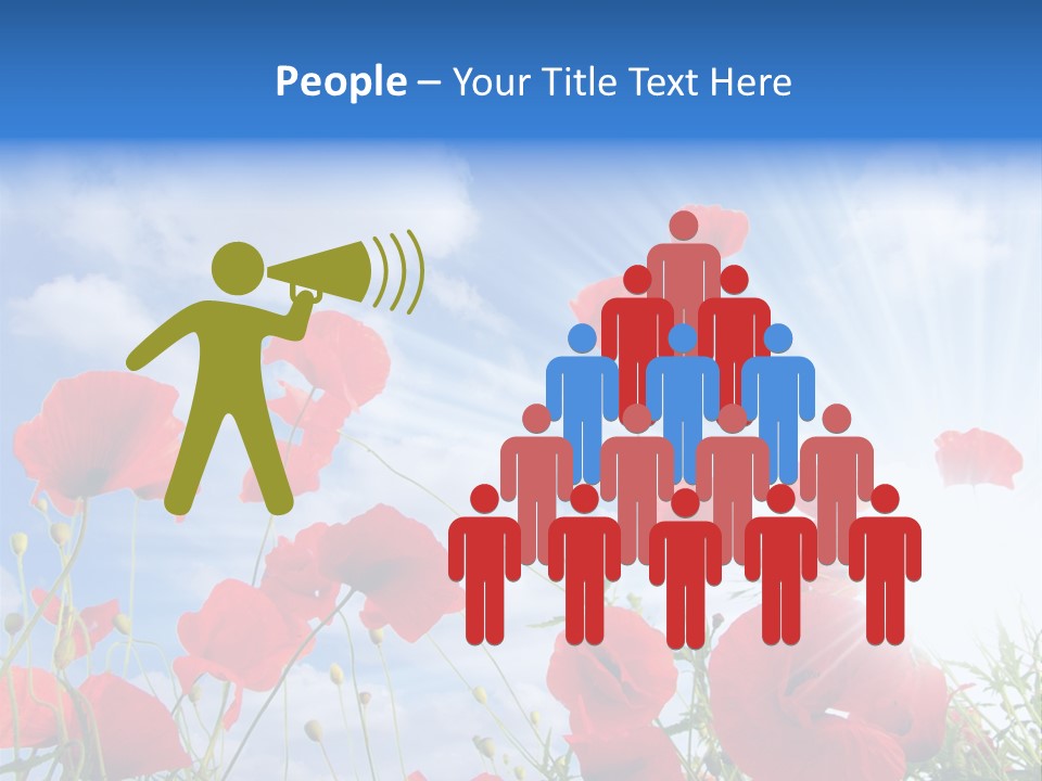 Colour Nature Red PowerPoint Template