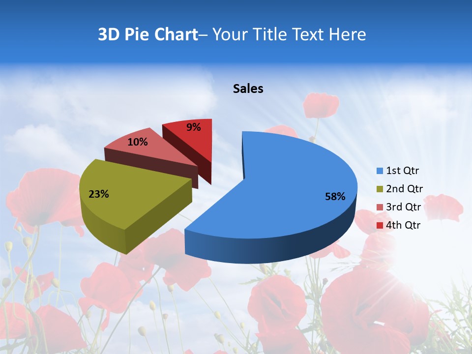 Colour Nature Red PowerPoint Template