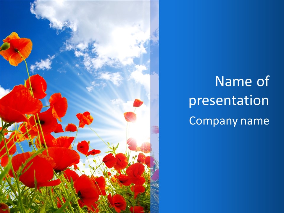 Scented Memory Scent PowerPoint Template