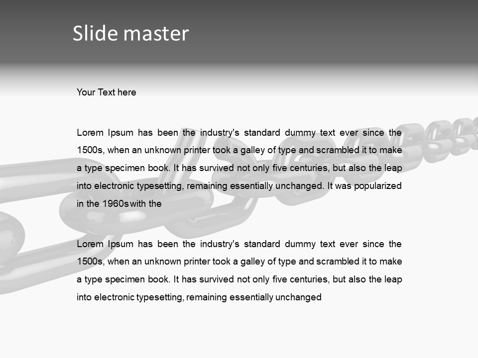 Risk Fail Metal PowerPoint Template