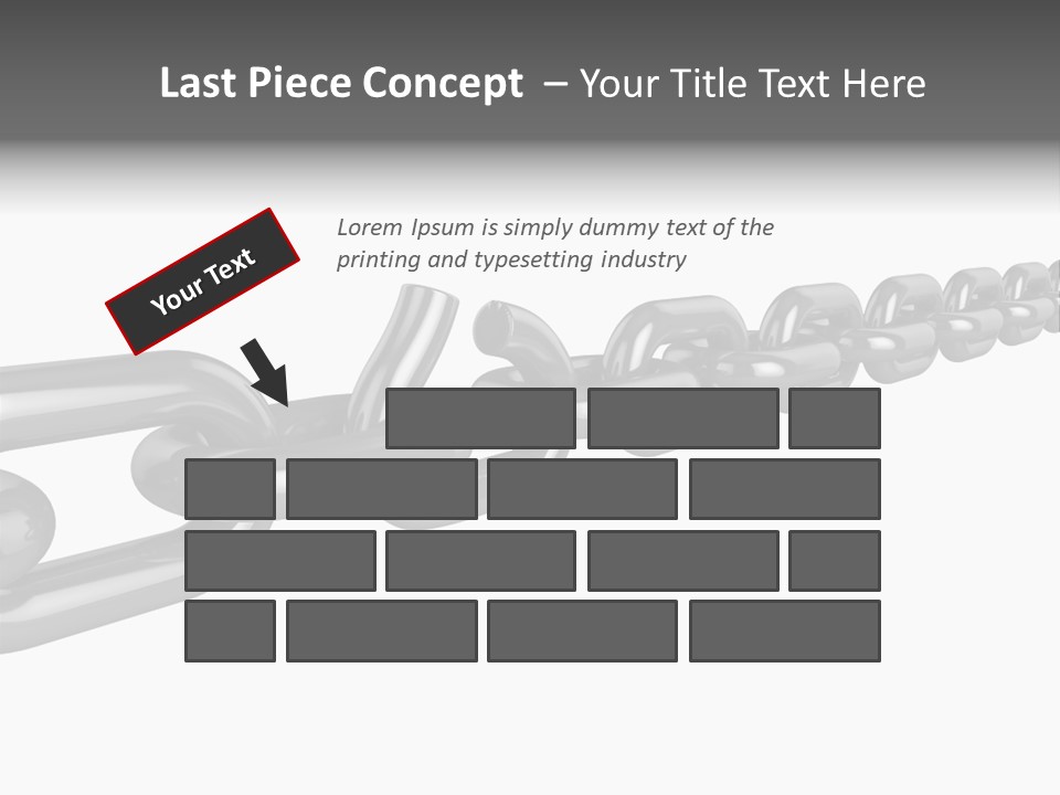 Risk Fail Metal PowerPoint Template