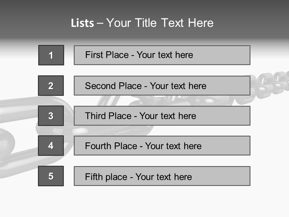 Risk Fail Metal PowerPoint Template