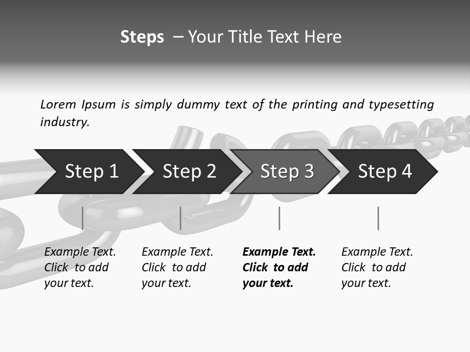 Risk Fail Metal PowerPoint Template