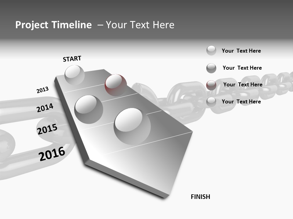 Risk Fail Metal PowerPoint Template