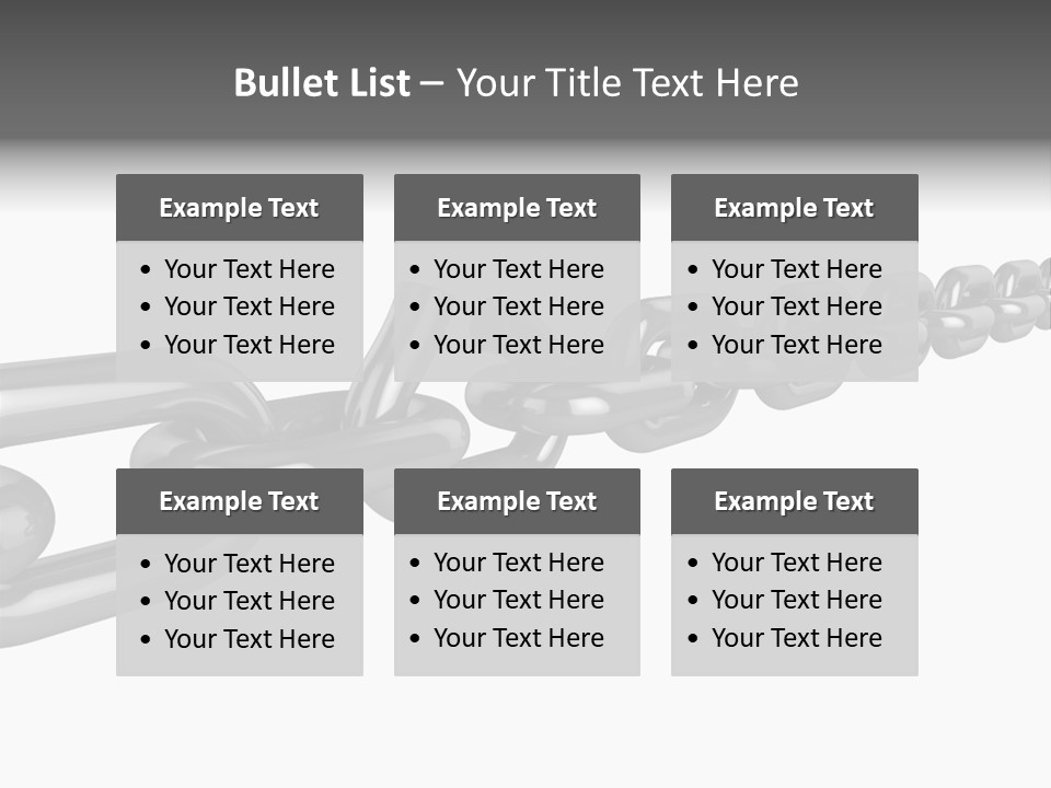 Risk Fail Metal PowerPoint Template