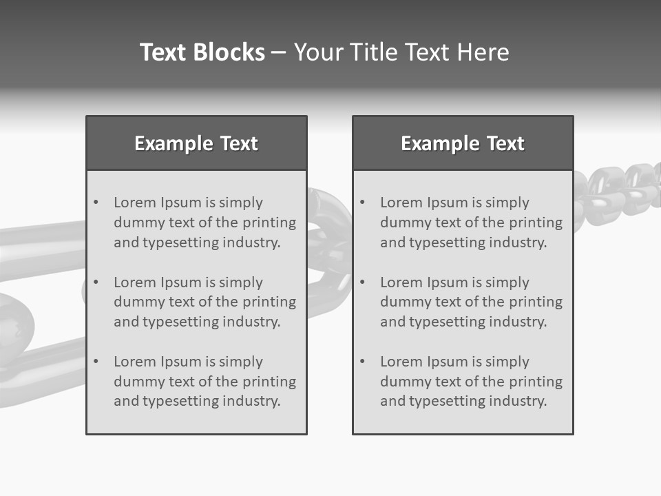 Risk Fail Metal PowerPoint Template