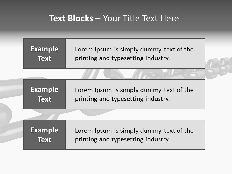Risk Fail Metal PowerPoint Template