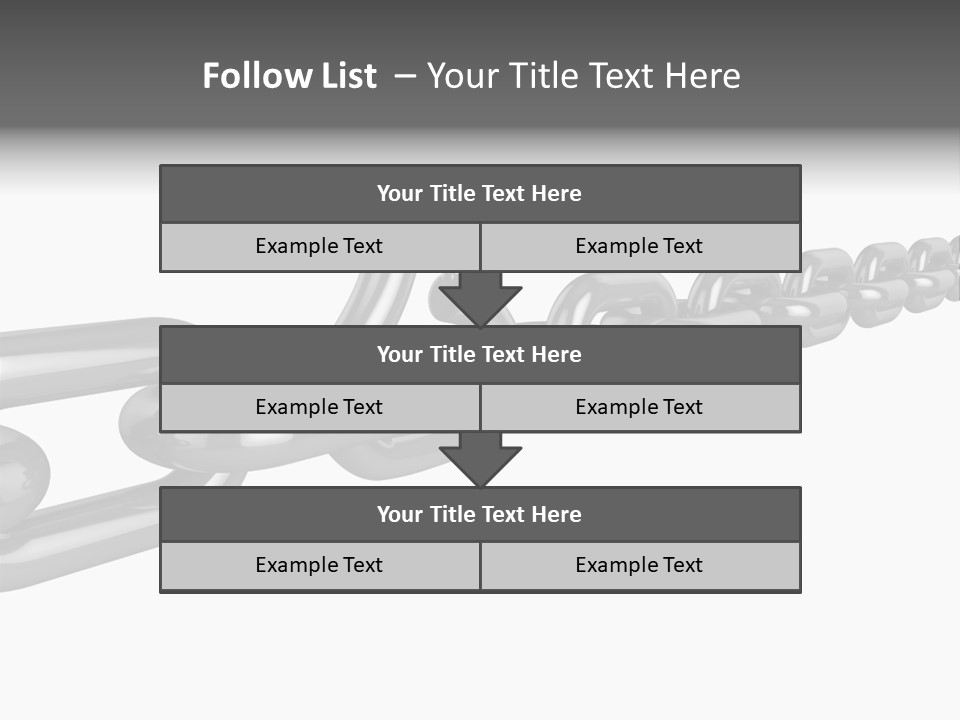 Risk Fail Metal PowerPoint Template