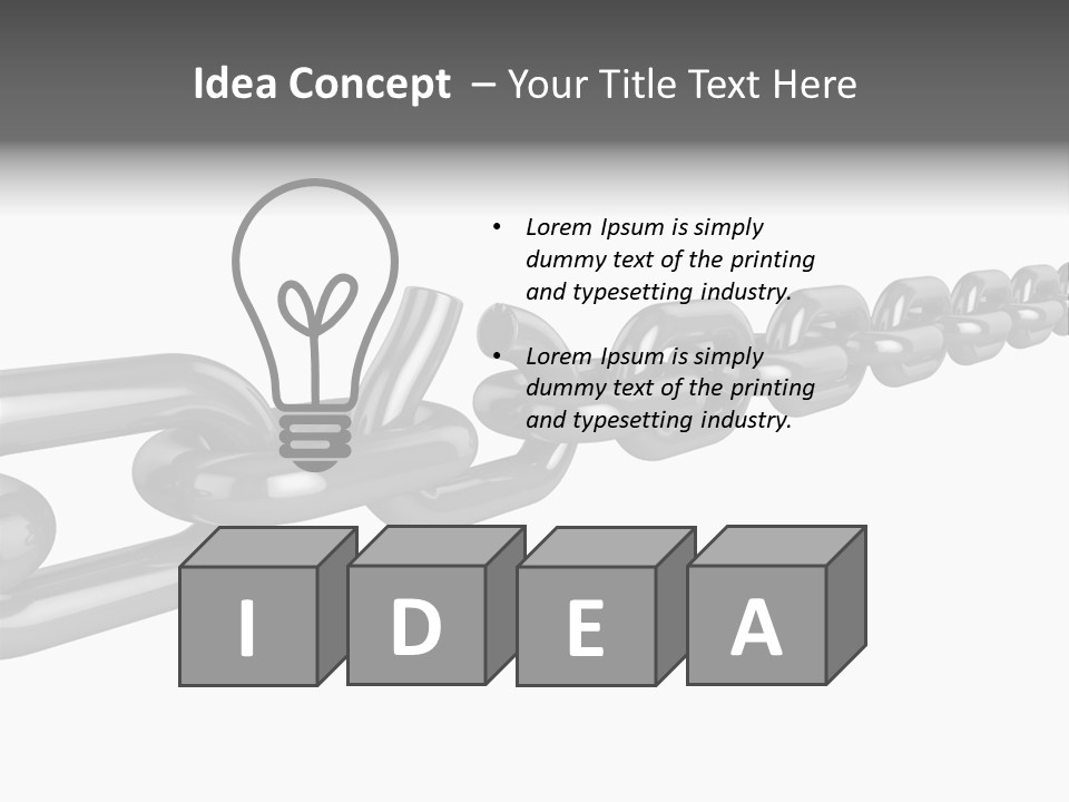 Risk Fail Metal PowerPoint Template