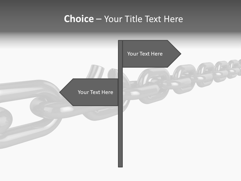Risk Fail Metal PowerPoint Template