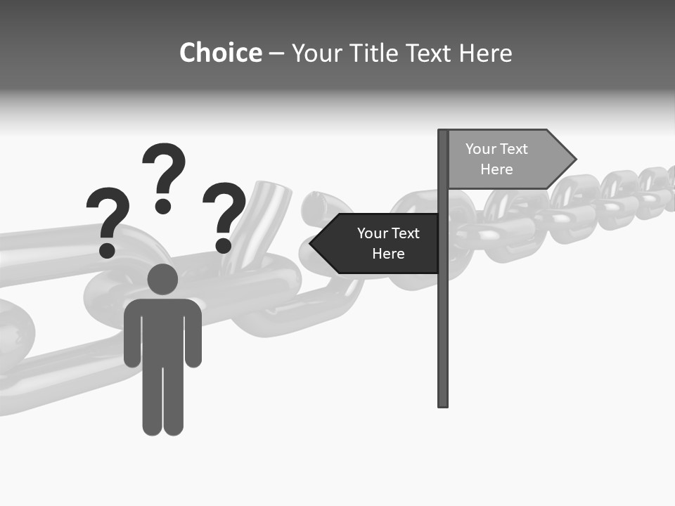 Risk Fail Metal PowerPoint Template