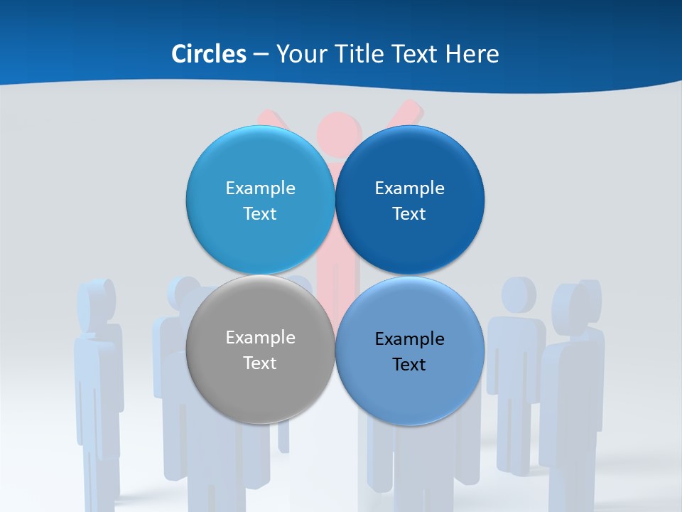 Teamwork Business Leader PowerPoint Template