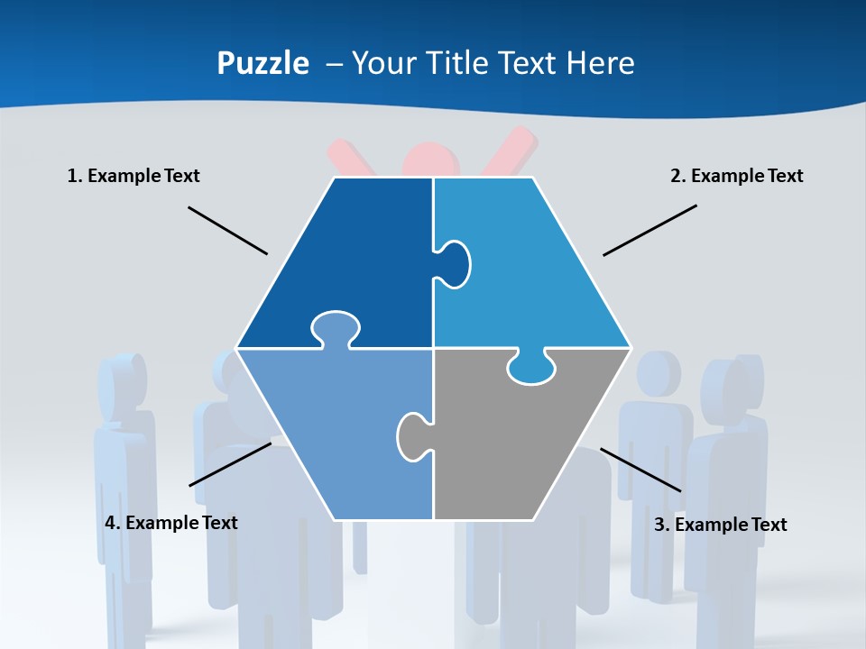 Teamwork Business Leader PowerPoint Template