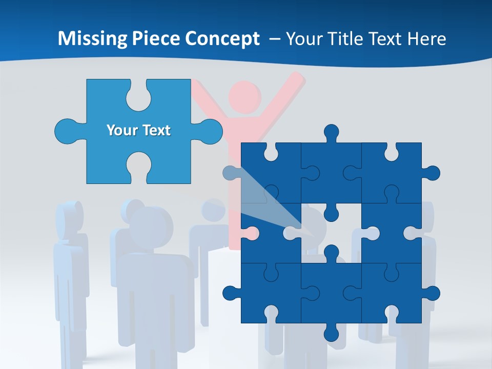 Teamwork Business Leader PowerPoint Template