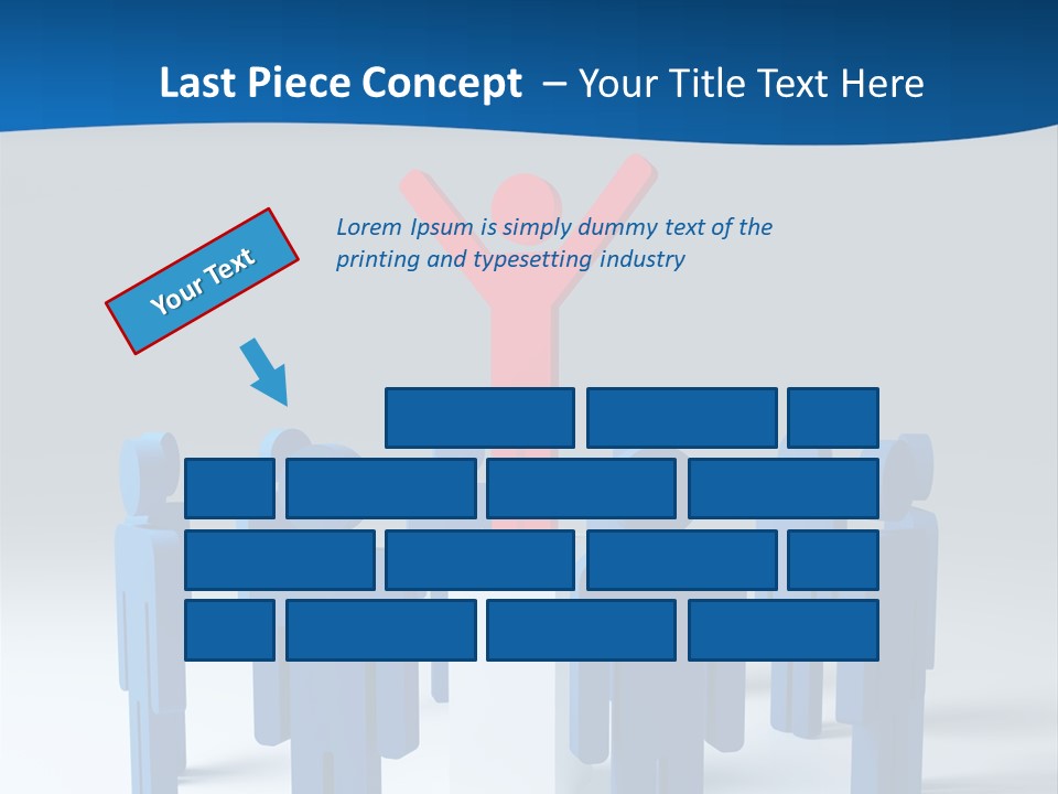 Teamwork Business Leader PowerPoint Template