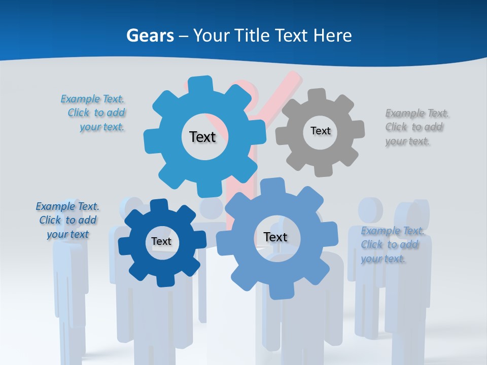 Teamwork Business Leader PowerPoint Template