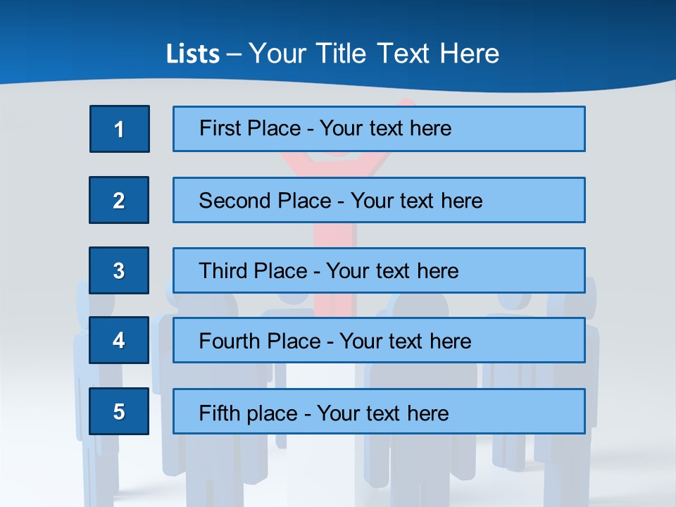 Teamwork Business Leader PowerPoint Template