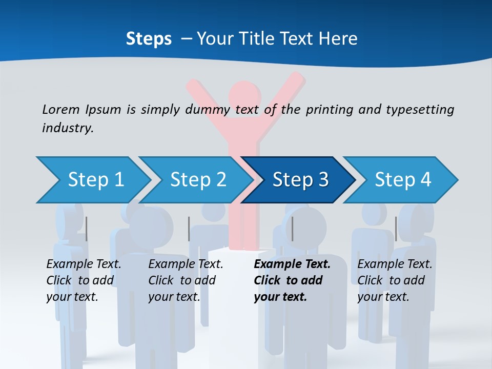 Teamwork Business Leader PowerPoint Template
