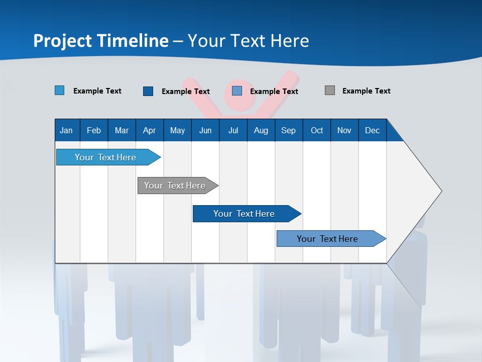 Teamwork Business Leader PowerPoint Template