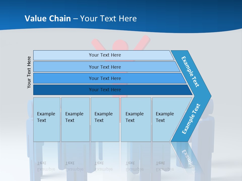 Teamwork Business Leader PowerPoint Template