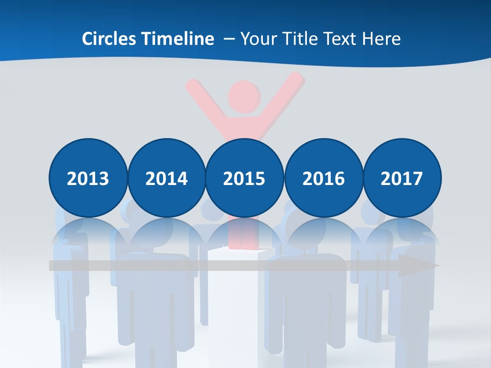 Teamwork Business Leader PowerPoint Template