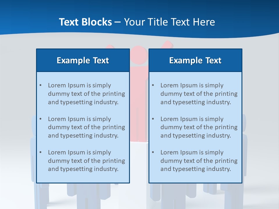 Teamwork Business Leader PowerPoint Template