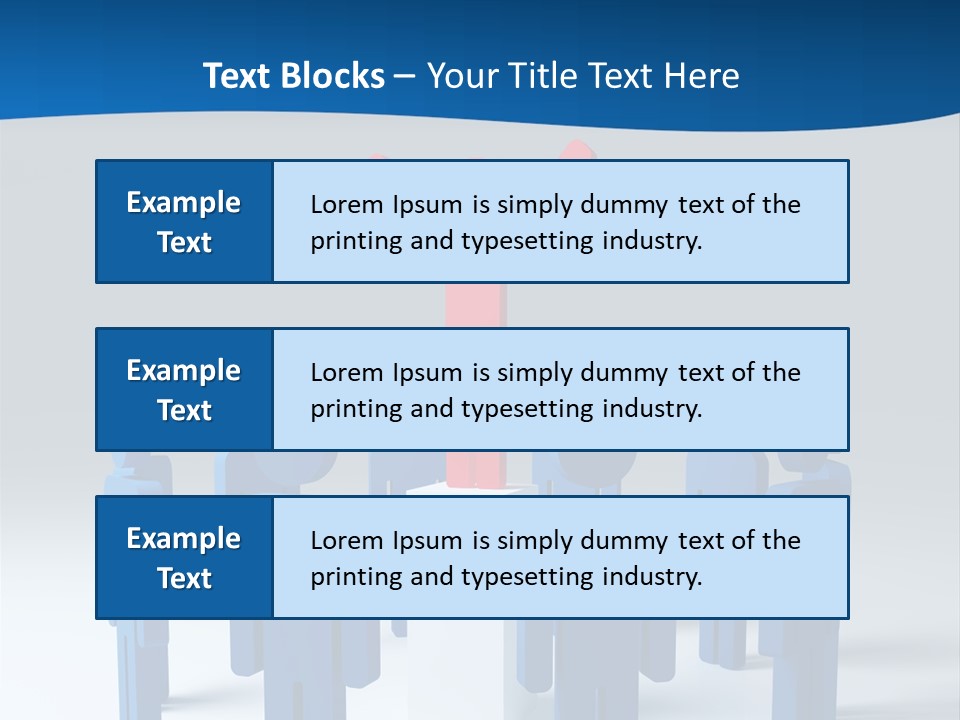 Teamwork Business Leader PowerPoint Template