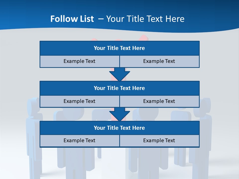 Teamwork Business Leader PowerPoint Template
