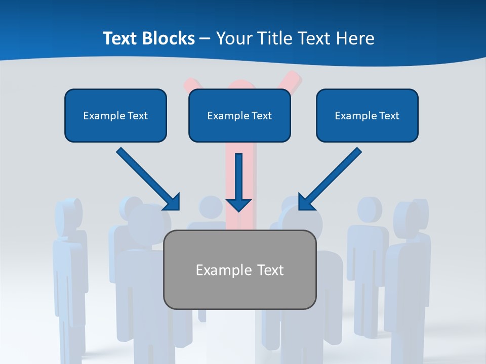 Teamwork Business Leader PowerPoint Template