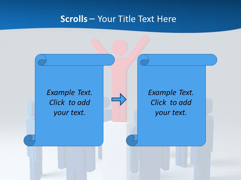 Teamwork Business Leader PowerPoint Template