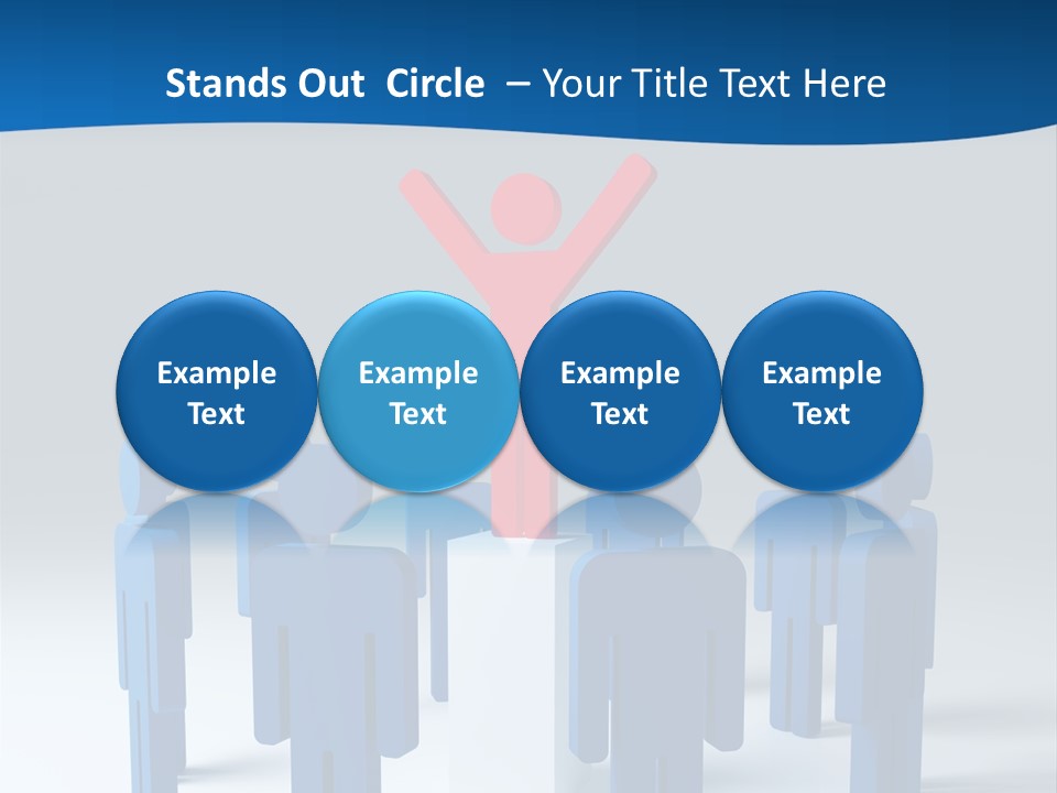 Teamwork Business Leader PowerPoint Template