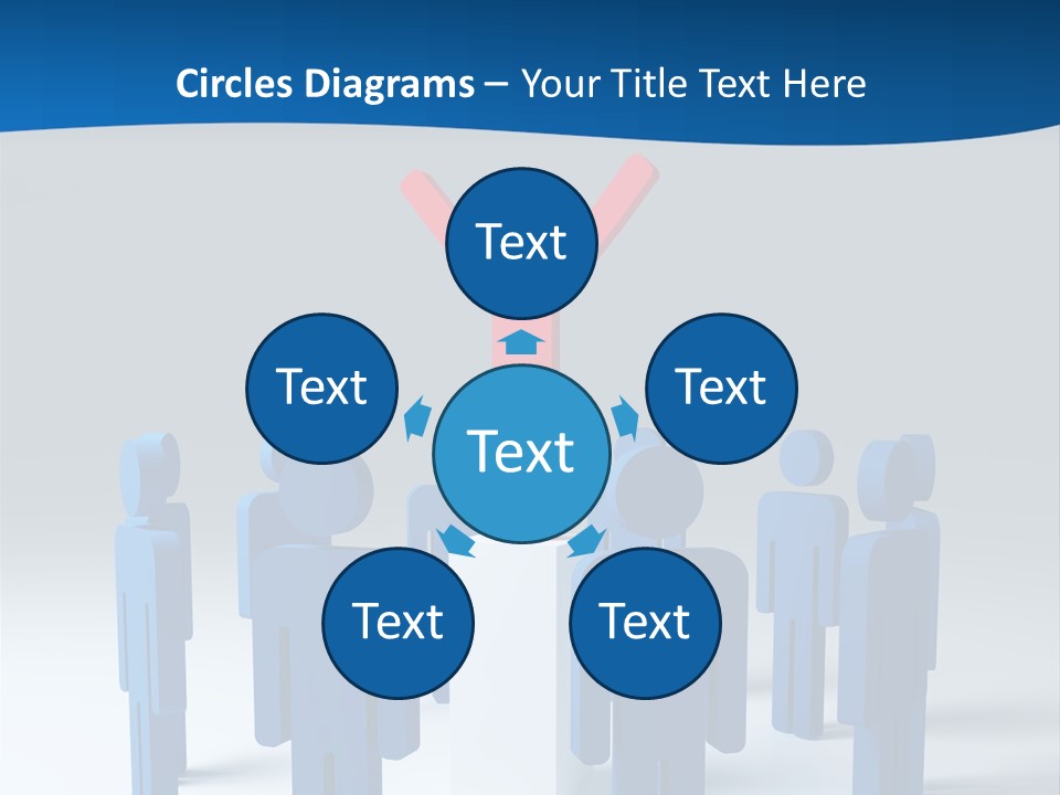 Teamwork Business Leader PowerPoint Template