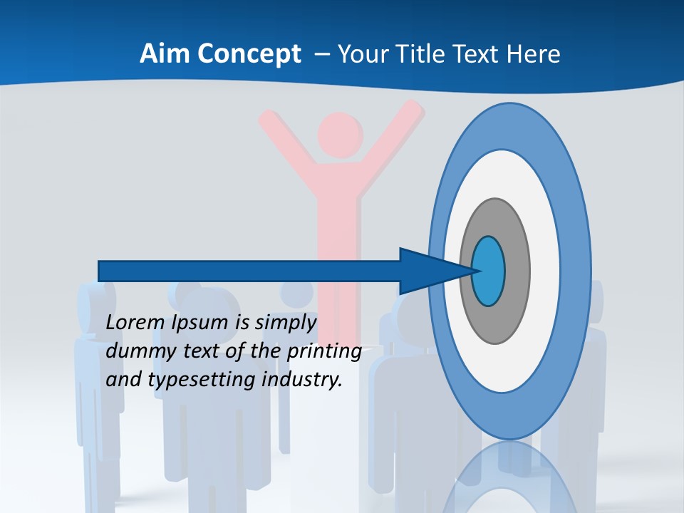 Teamwork Business Leader PowerPoint Template