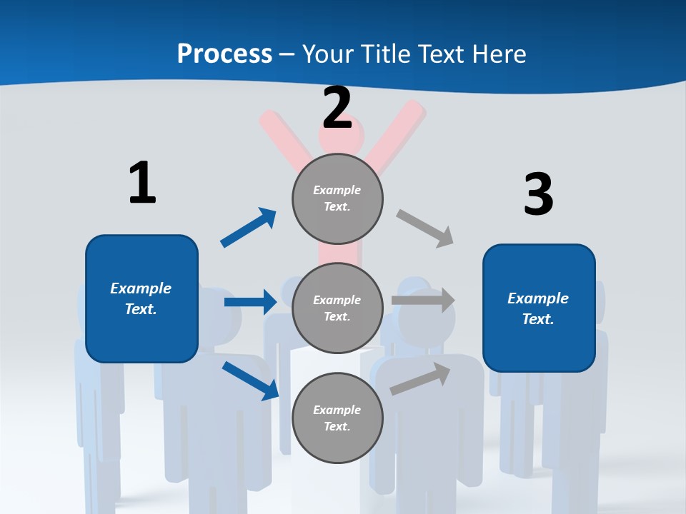 Teamwork Business Leader PowerPoint Template