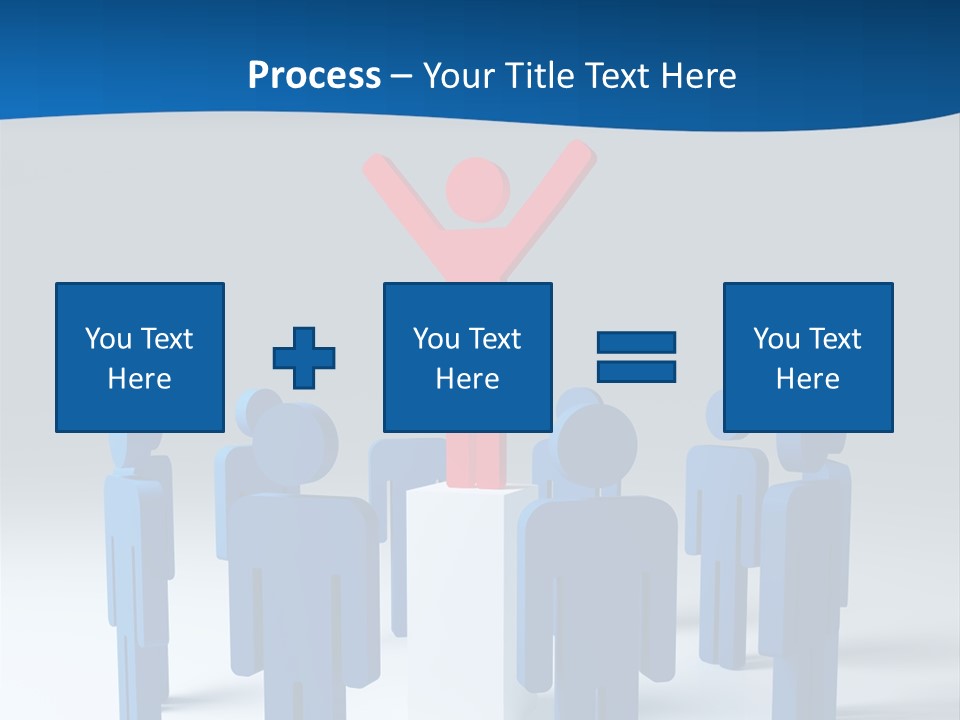 Teamwork Business Leader PowerPoint Template